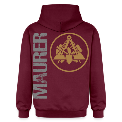 Gildan Unisex Softstyle® "Maurer" Maroon Gildan Unisex Softstyle® Midweight Hoodie