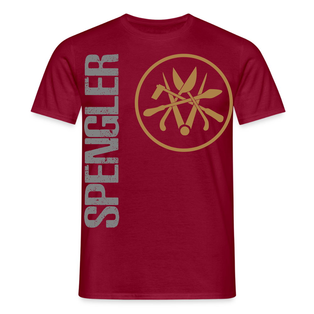 Unisex T-Shirt "Spengler" Ziegelrot Männer T-Shirt
