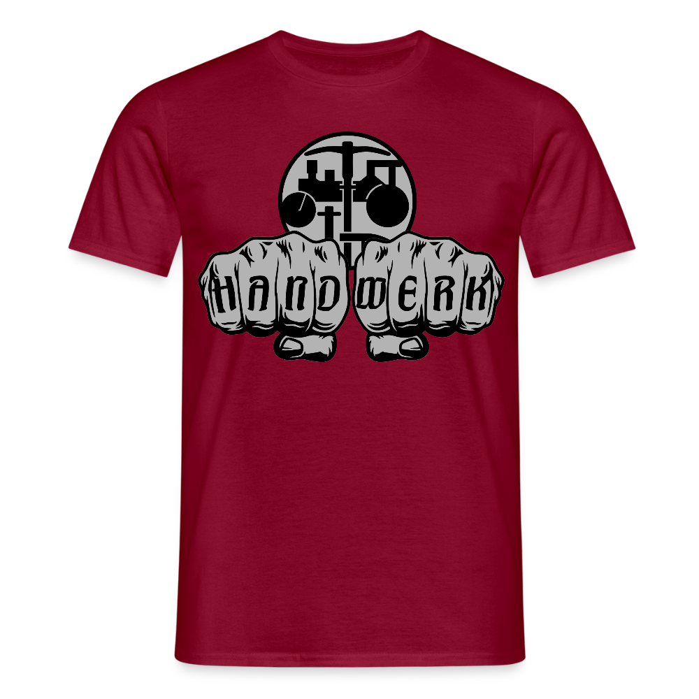 Unisex T-Shirt "Strassenbauer" Ziegelrot Männer T-Shirt