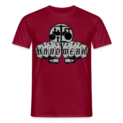 Unisex T-Shirt "Strassenbauer" Ziegelrot Männer T-Shirt