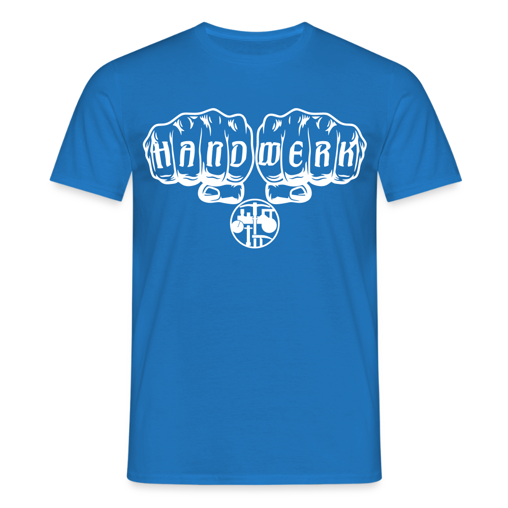 Unisex T-Shirt "Strassenbauer" Royalblau Männer T-Shirt