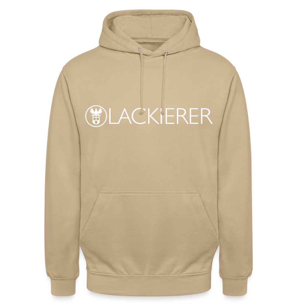 Unisex Hoodie "Lackierer" Beige Unisex Hoodie