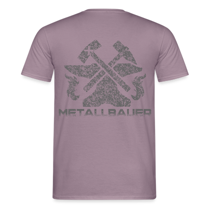 Unisex T-Shirt "Metallbauer" Lilagrau Männer T-Shirt