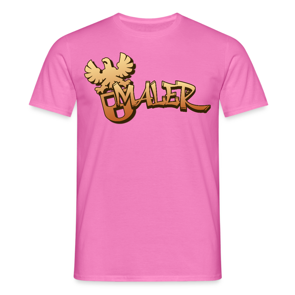 Unisex T-Shirt "Maler" Pink Männer T-Shirt