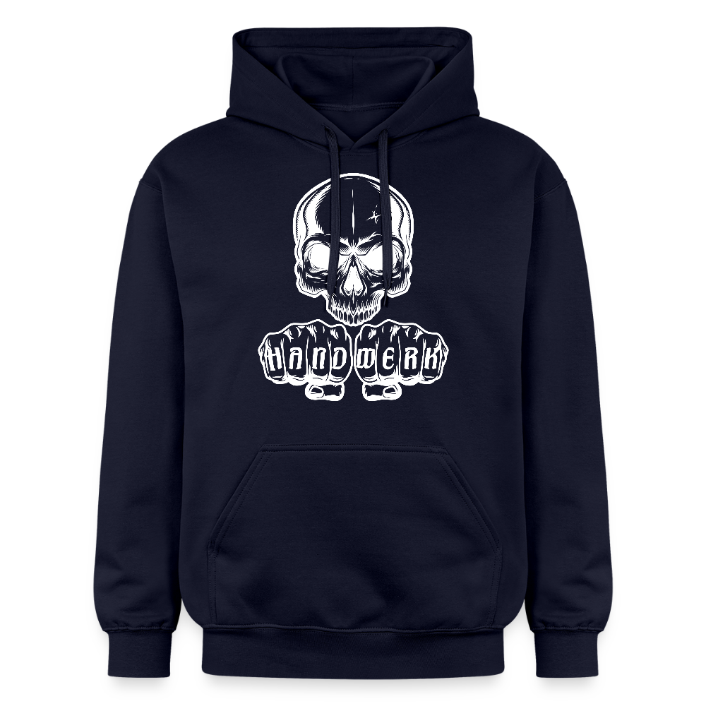 Gildan Unisex Softstyle® Skull-Handwerk Navy Gildan Unisex Softstyle® Midweight Hoodie