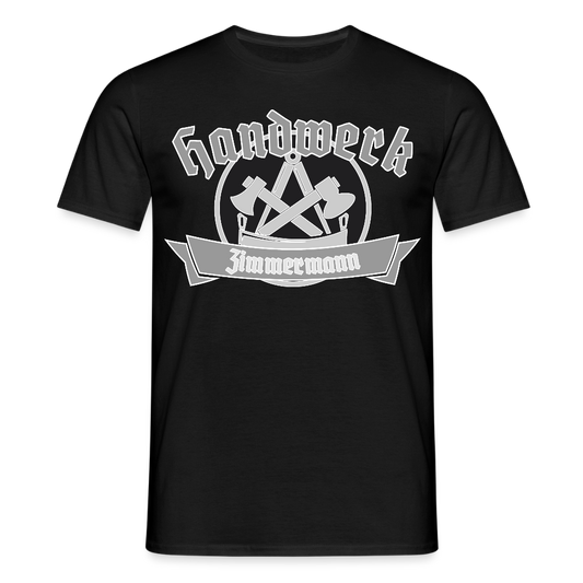 Unisex T-Shirt "Zimmermann" - Schwarz