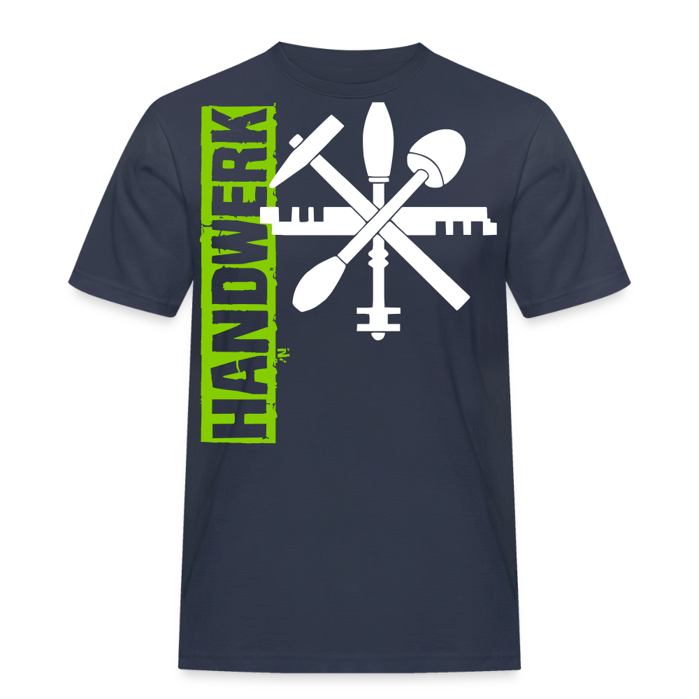 Unisex Workwear T-Shirt "Glaser" Navy Männer Workwear T-Shirt
