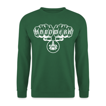 Unisex Pullover "Maurer" Grün Unisex Pullover