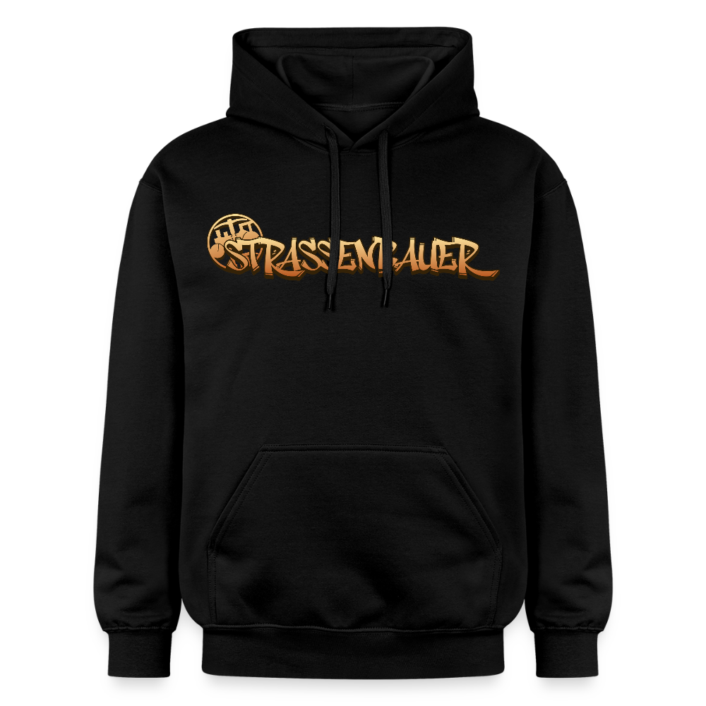 Gildan Unisex Softstyle® "Strassenbauer" Schwarz Gildan Unisex Softstyle® Midweight Hoodie