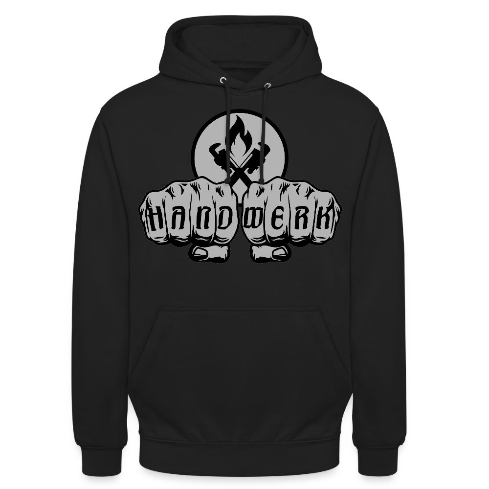 Unisex Hoodie "Heizungsbauer" Schwarz Unisex Hoodie