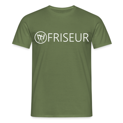 Unisex T-Shirt "Friseur" Militärgrün Männer T-Shirt