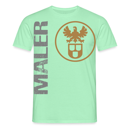 Unisex T-Shirt "Maler" Mintgrün Männer T-Shirt