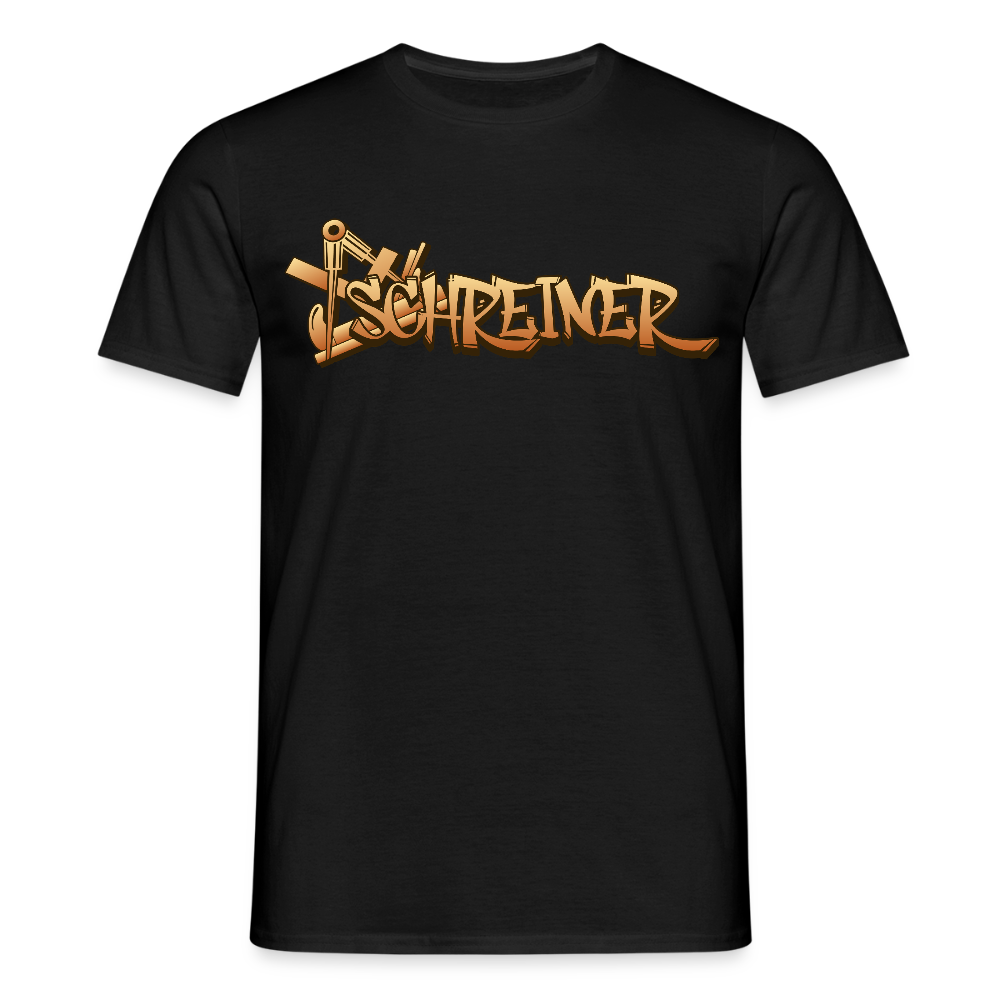 Unisex T-Shirt "Schreiner" Schwarz Männer T-Shirt