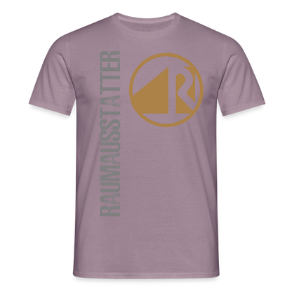 Männer T-Shirt "Raumausstatter" Lilagrau Männer T-Shirt