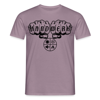 Unisex T-Shirt "Isolierer" Lilagrau Männer T-Shirt
