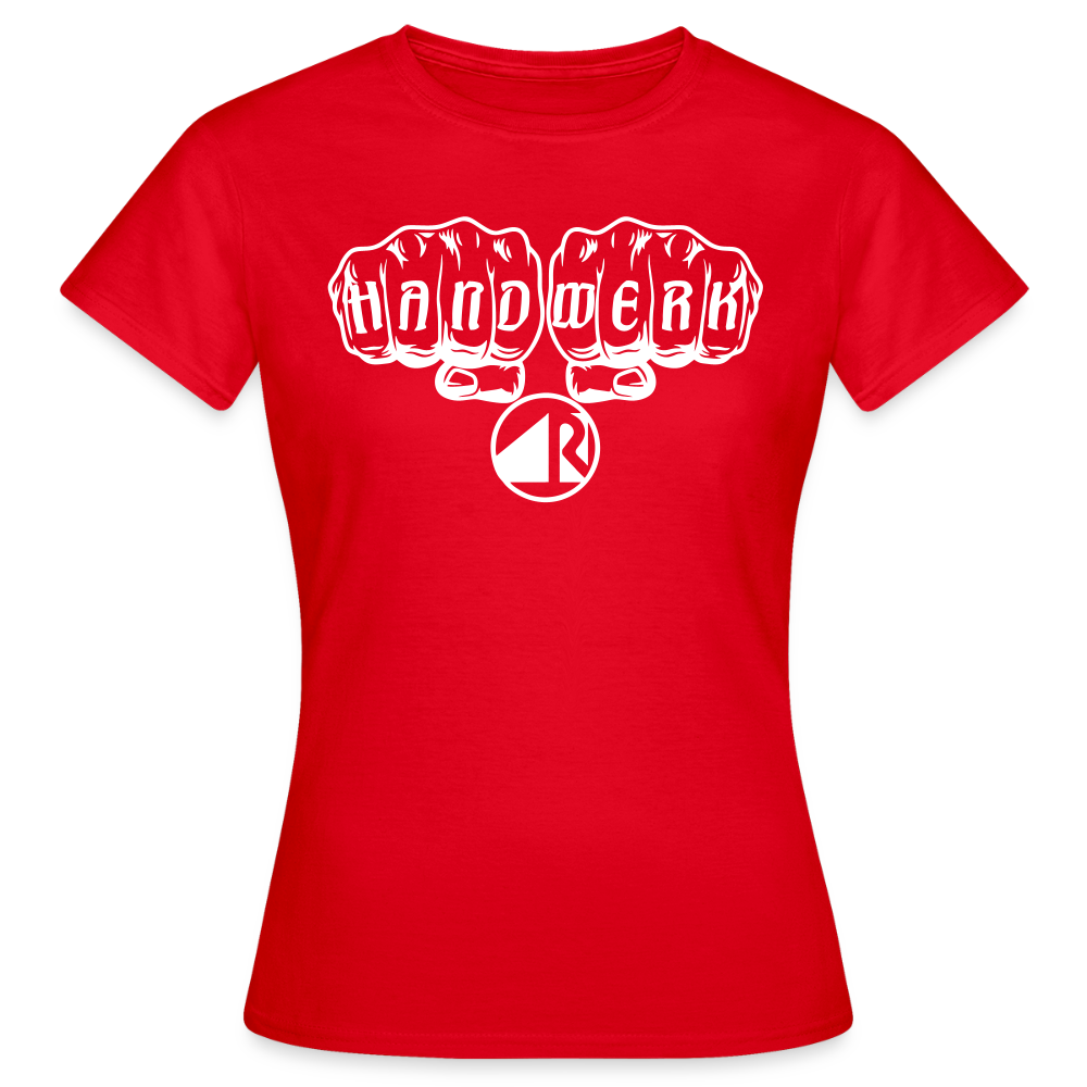 Frauen T-Shirt "Raumausstatter" Rot Frauen T-Shirt