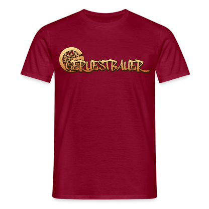Unisex T-Shirt "Gerüstbauer" Ziegelrot Männer T-Shirt