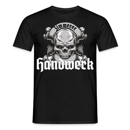 Unisex T-Shirt "Skull-Zimmerer" Schwarz Männer T-Shirt