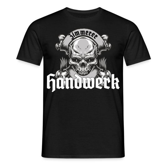 Unisex T-Shirt "Skull-Zimmerer" - Schwarz