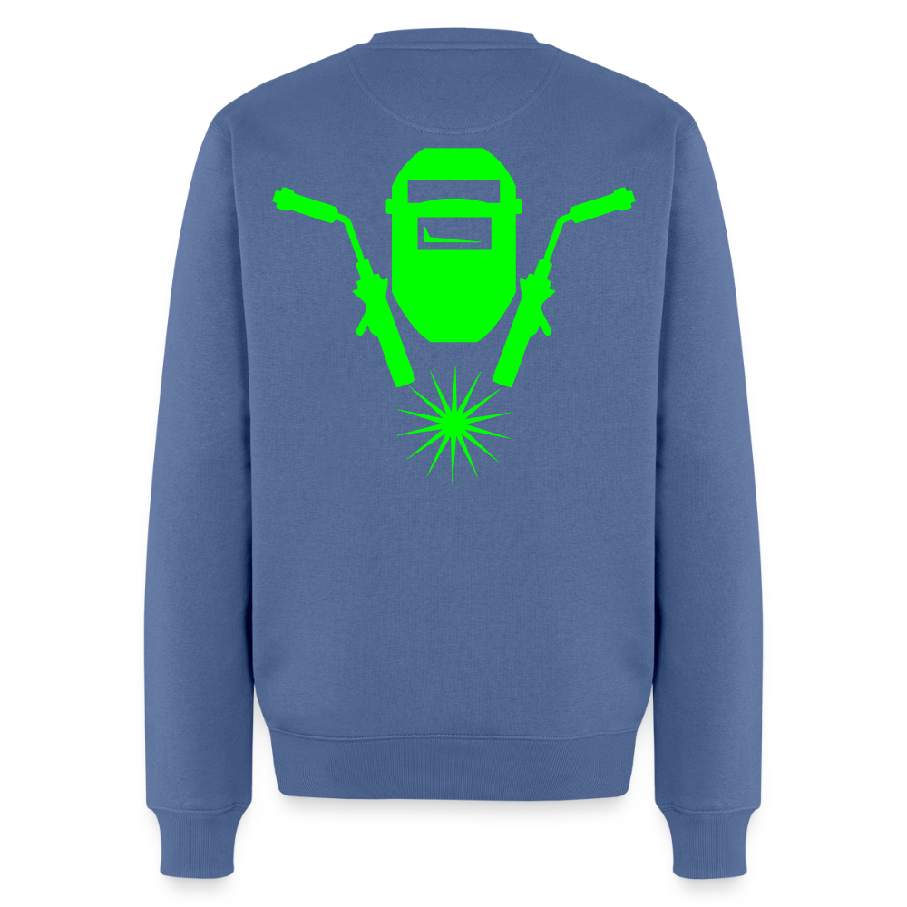 Unisex Premium Pullover "Schweisser" neongrün Männer Premium Pullover