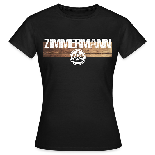 Frauen T-Shirt "Zimmermann" - Schwarz