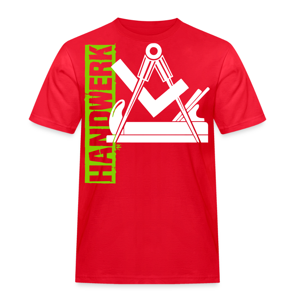 Unisex Workwear T-Shirt "Schreiner/Tischler" - Rot