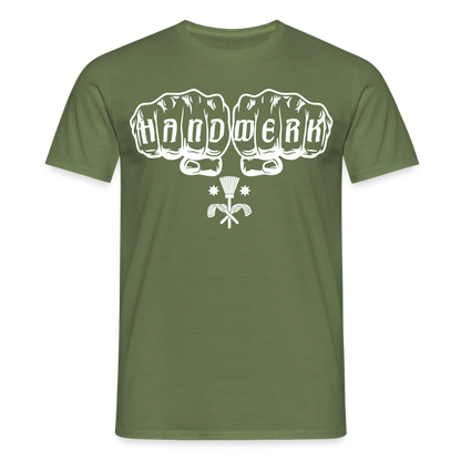 Unisex T-Shirt "Schornsteinfeger" Militärgrün Männer T-Shirt