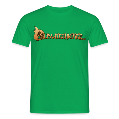 Unisex T-Shirt "Klimatechniker" Kelly Green Männer T-Shirt