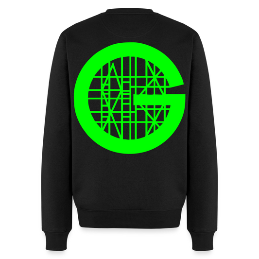 Unisex Premium Pullover "Gerüstbauer" neongrün Schwarz Männer Premium Pullover