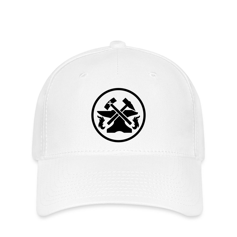 Flexfit Cap "Metallbauer" Weiß Flexfit Cap
