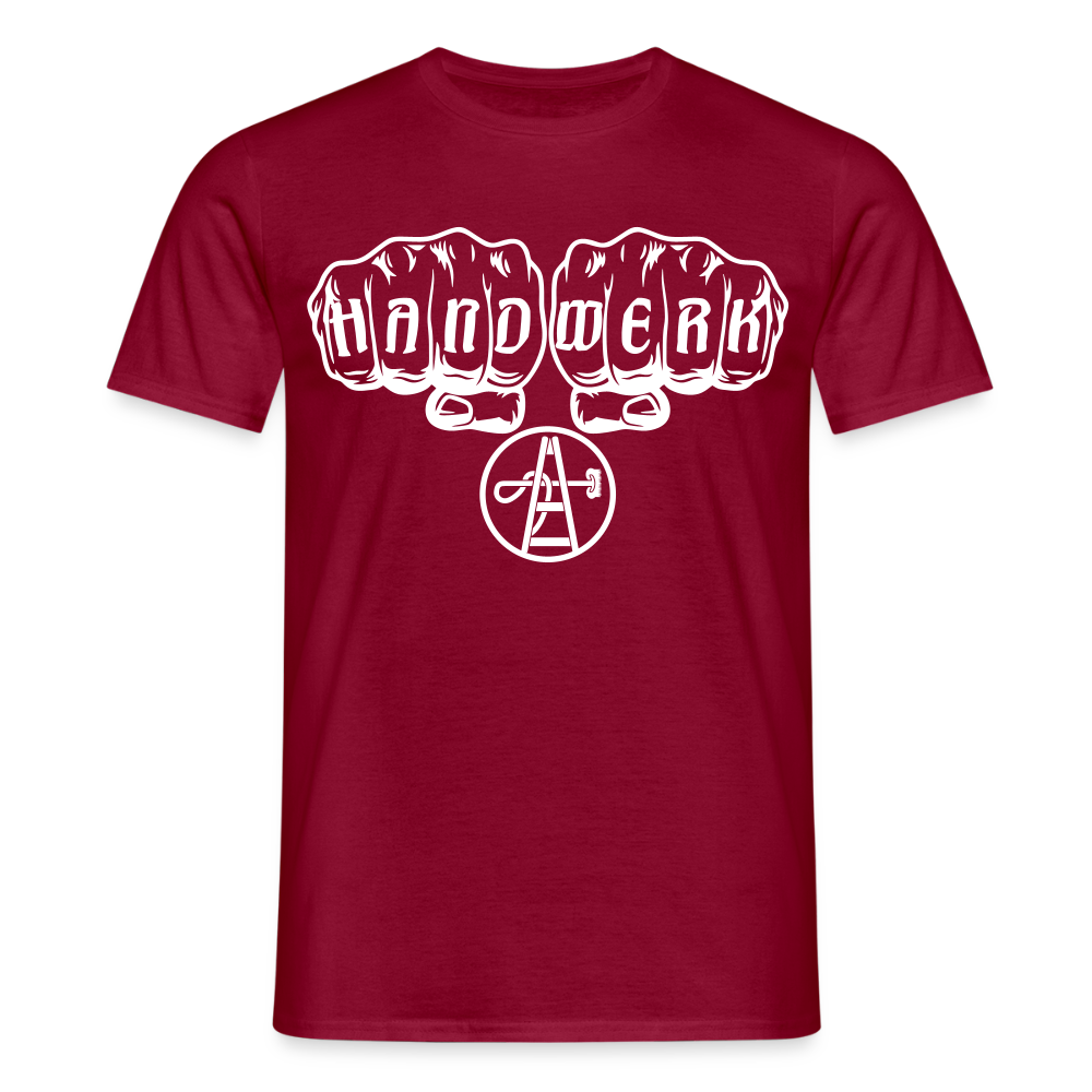 Unisex T-Shirt "Gebäudereiniger" - Ziegelrot