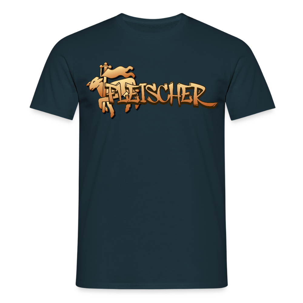 Unisex T-Shirt "Fleischer" Navy Männer T-Shirt