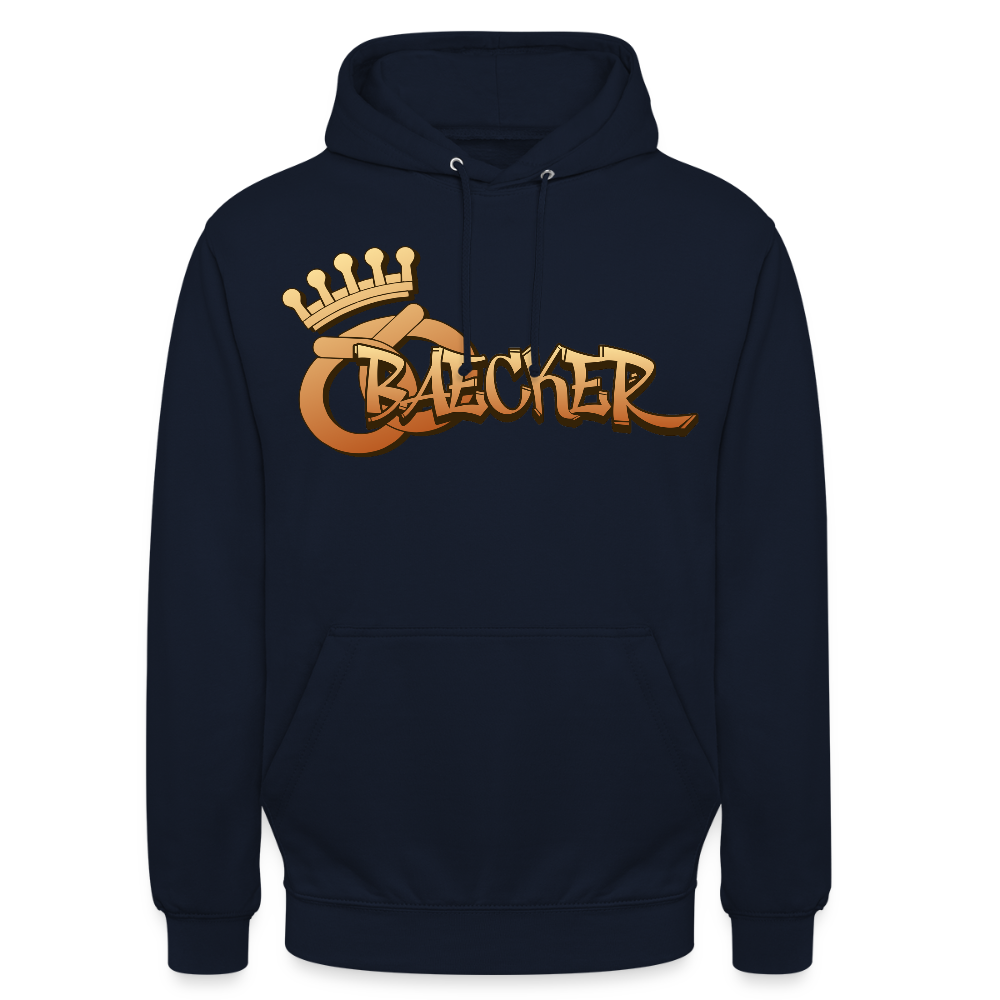 Unisex Hoodie "Bäcker" Navy Unisex Hoodie