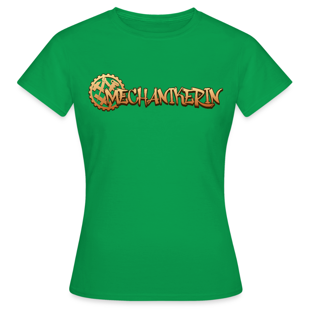Frauen T-Shirt "Mechanikerin" Kelly Green Frauen T-Shirt