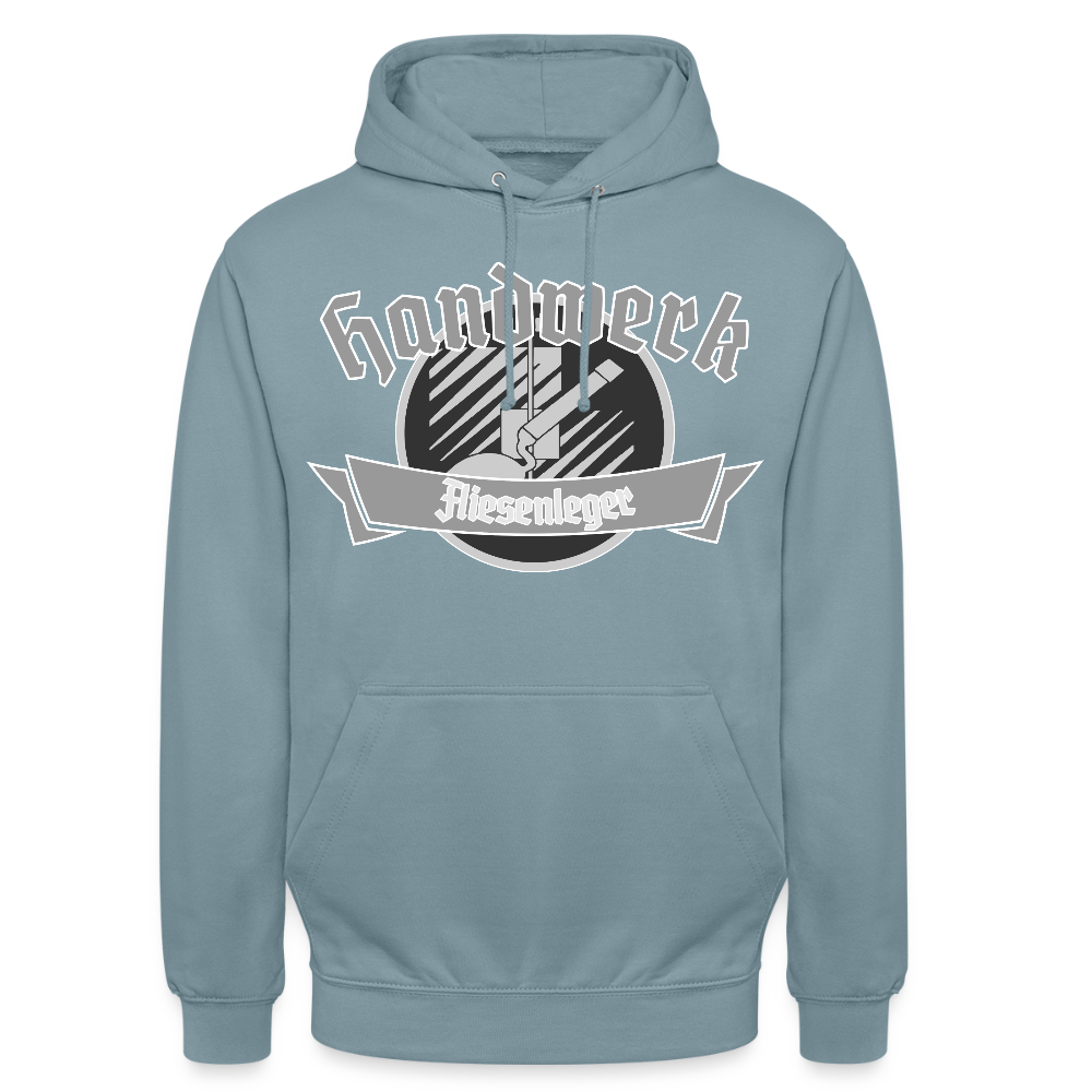 Unisex Hoodie "Fliesenleger" Nebelblau Unisex Hoodie