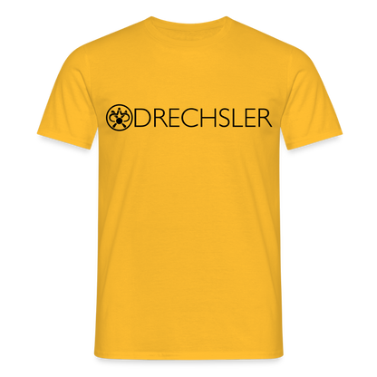 Unisex T-Shirt "Drechsler" Gelb Männer T-Shirt