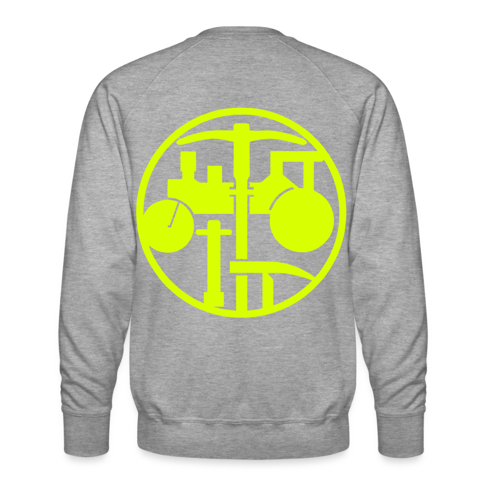 Unisex Premium Pullover "Strassenbauer" neongelb Männer Premium Pullover