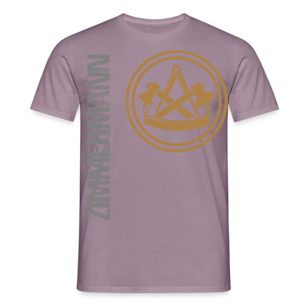 Unisex T-Shirt "Zimmermann" Lilagrau Männer T-Shirt
