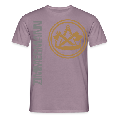 Unisex T-Shirt "Zimmermann" Lilagrau Männer T-Shirt