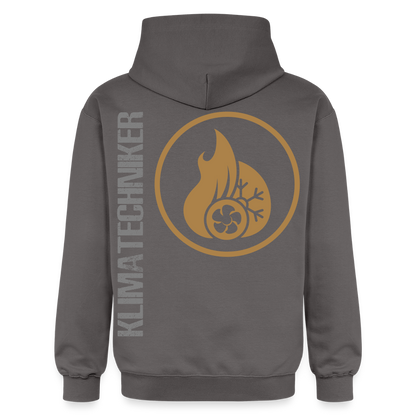 Gildan Unisex Softstyle® "Klimatechniker" Dunkelgrau Gildan Unisex Softstyle® Midweight Hoodie