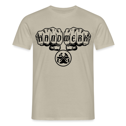 Unisex T-Shirt "Metallbauer" Sandbeige Männer T-Shirt