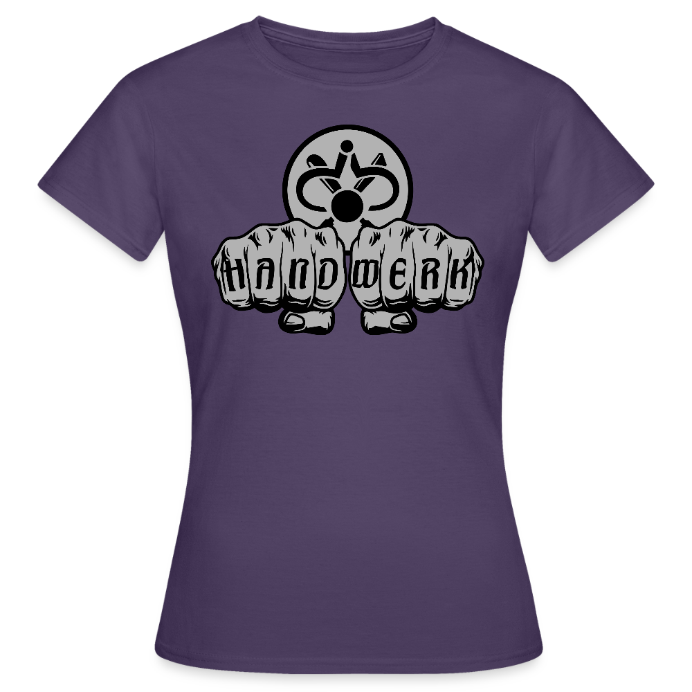 Frauen T-Shirt "Drechsler" Dunkellila Frauen T-Shirt