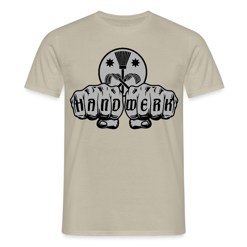 Unisex T-Shirt "Schornsteinfeger" Sandbeige Männer T-Shirt