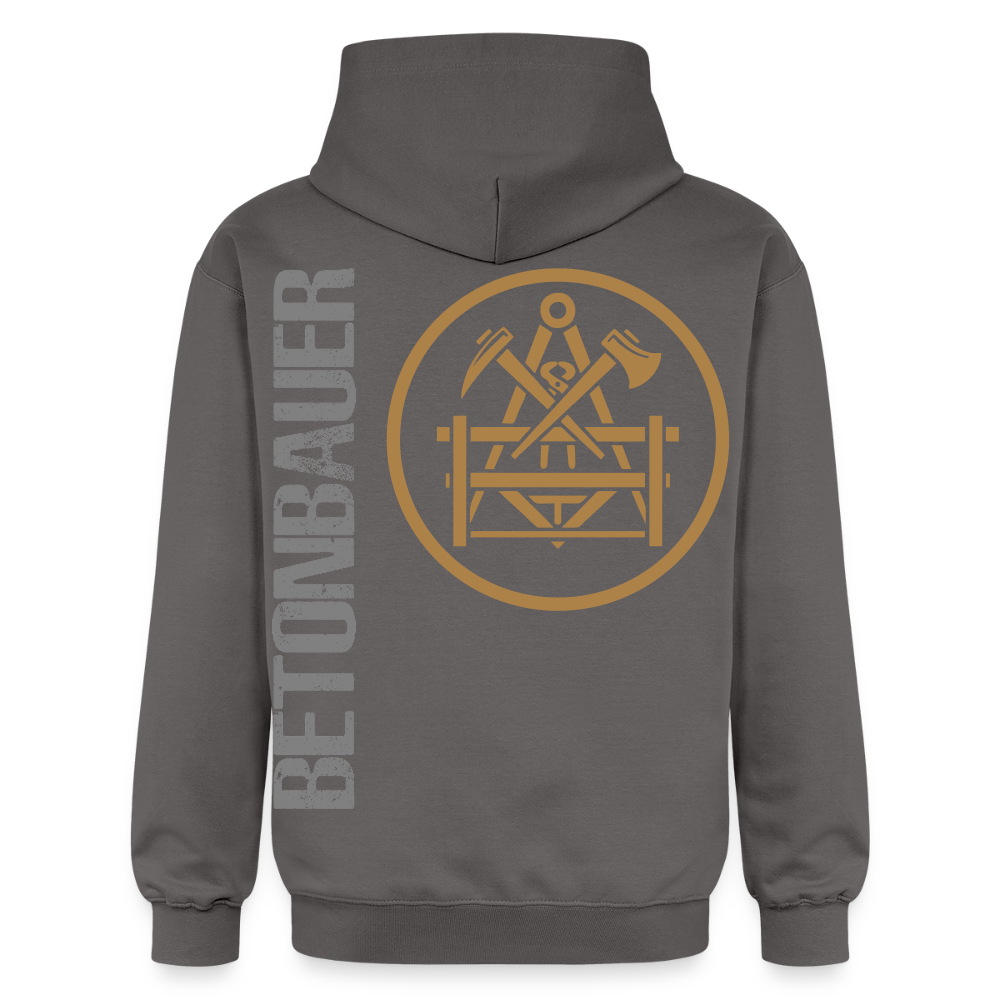 Gildan Unisex Softstyle® "Betonbauer" Dunkelgrau Gildan Unisex Softstyle® Midweight Hoodie