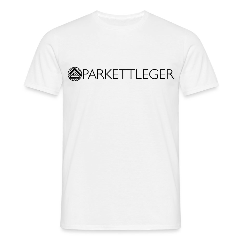 Unisex T-Shirt "Parkettleger" Weiß Männer T-Shirt