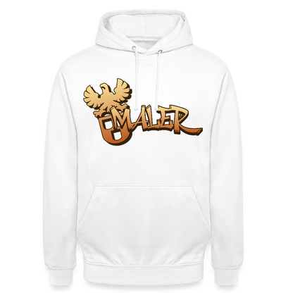 Unisex Hoodie "Maler" Weiß Unisex Hoodie