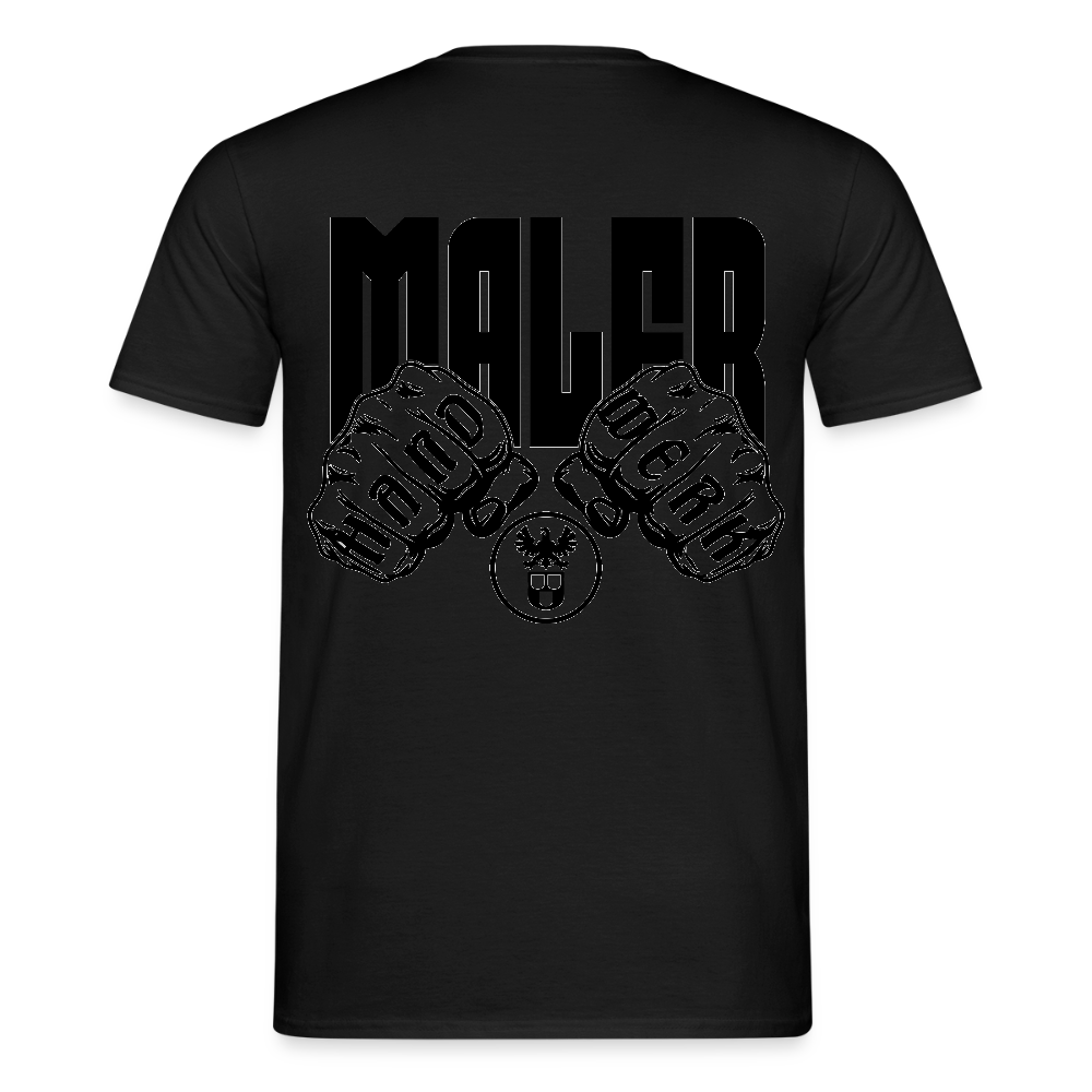 Unisex T-Shirt "Maler" Schwarz Männer T-Shirt