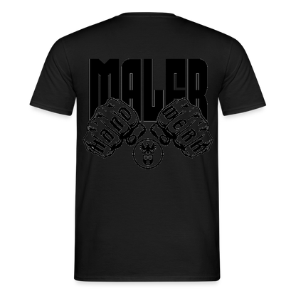 Unisex T-Shirt "Maler" Schwarz Männer T-Shirt