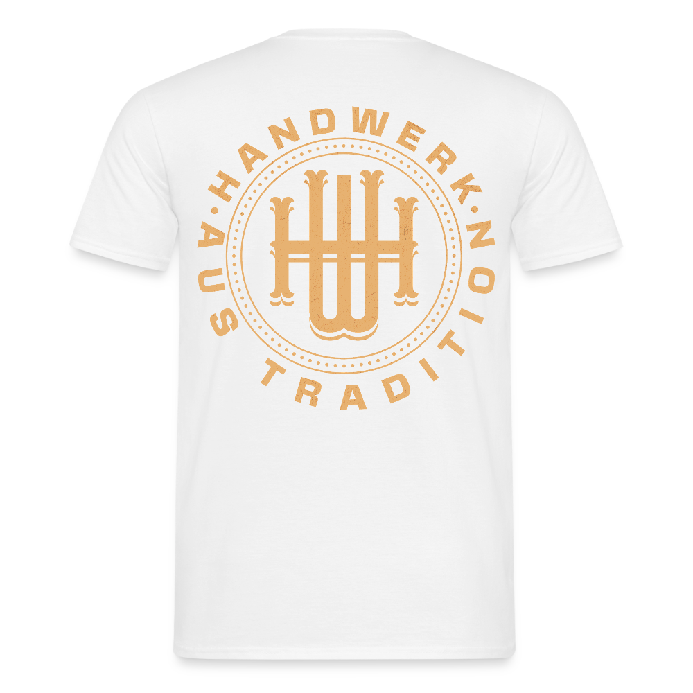 Unisex T-Shirt "Handwerk" (beidseitig bedruckt) Männer T-Shirt