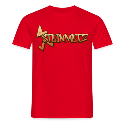 Unisex T-Shirt "Steinmetz" Rot Männer T-Shirt
